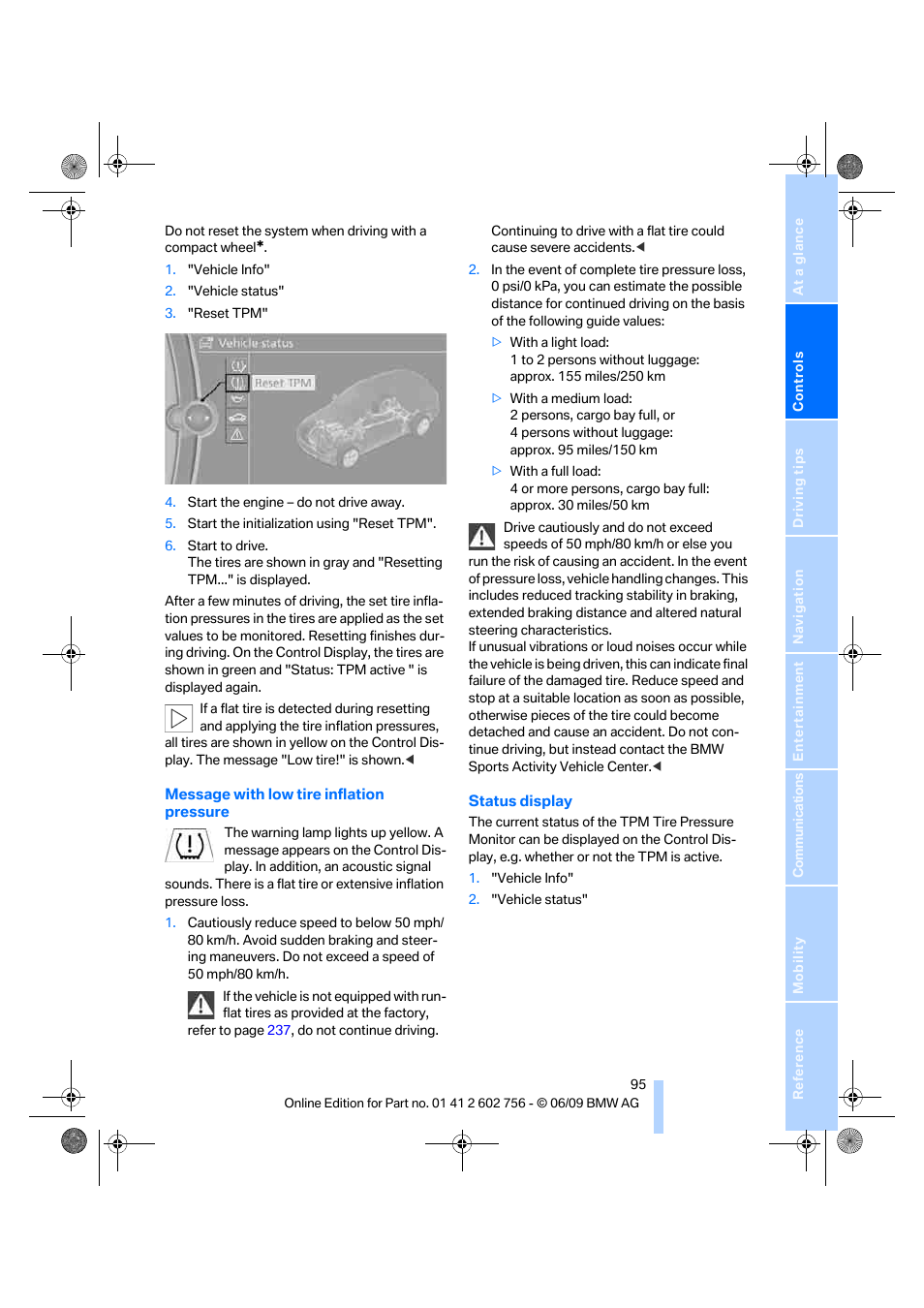 BMW X6 M 2010 User Manual | Page 97 / 300