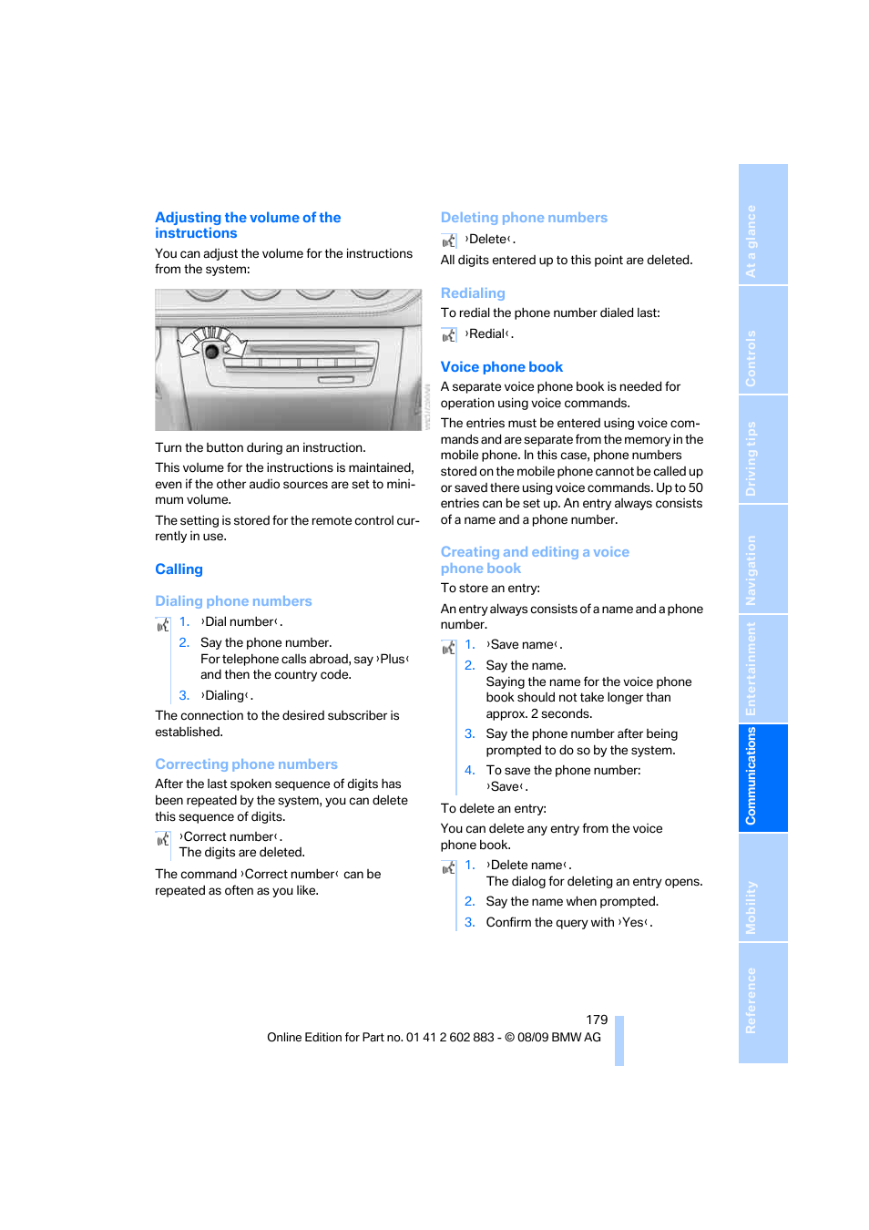 BMW Z4 sDrive35i 2010 User Manual | Page 181 / 254