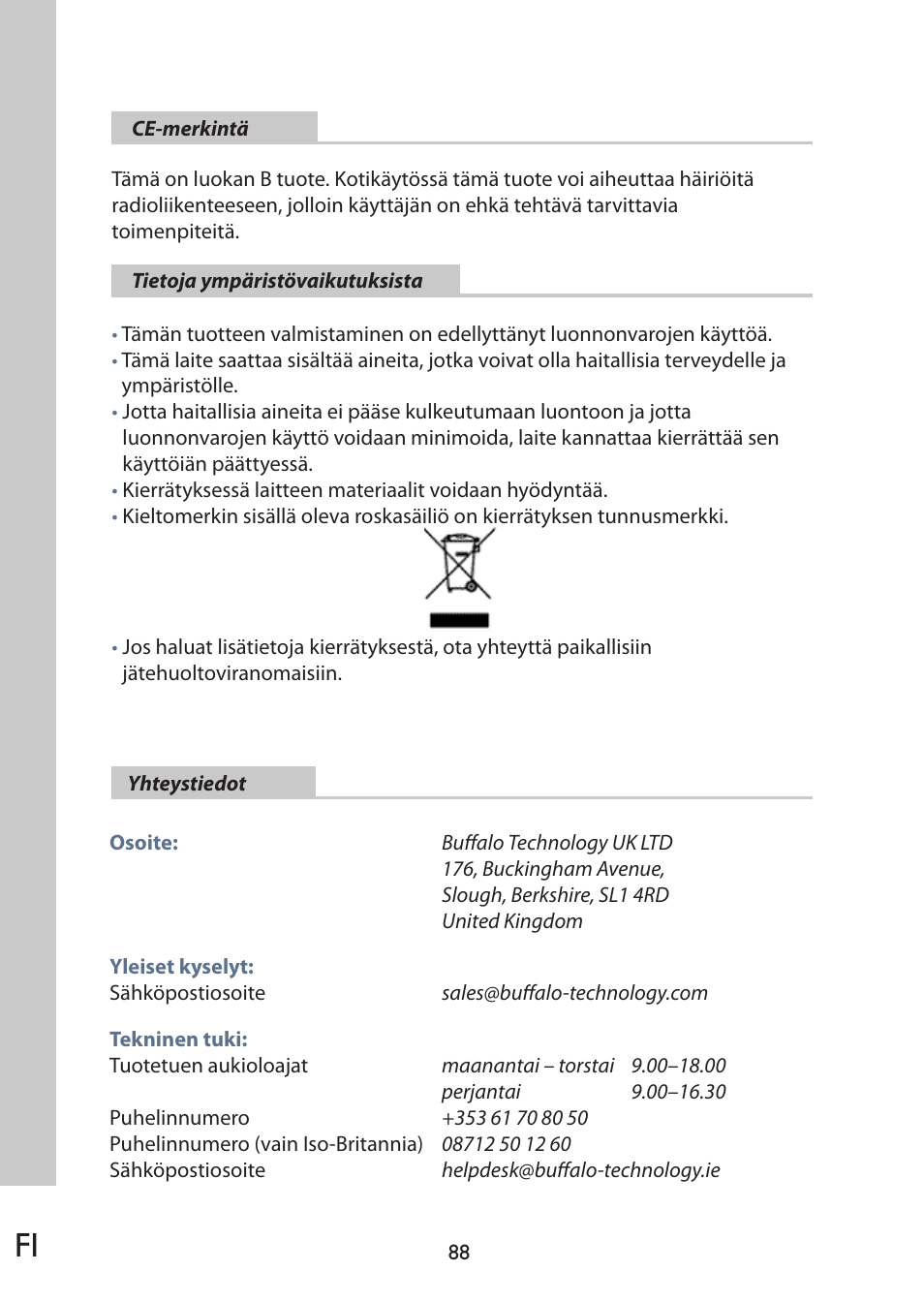 Buffalo Technology HD-PFU2 User Manual | Page 90 / 94