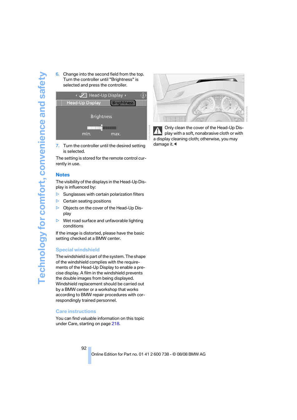 Technology for comfort, convenience and safety | BMW M5 Sedan 2009 User Manual | Page 94 / 266