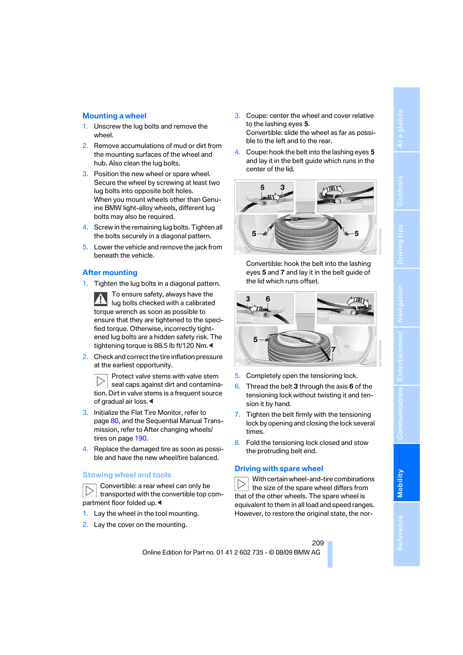 BMW M6 Convertible 2010 User Manual | Page 211 / 250