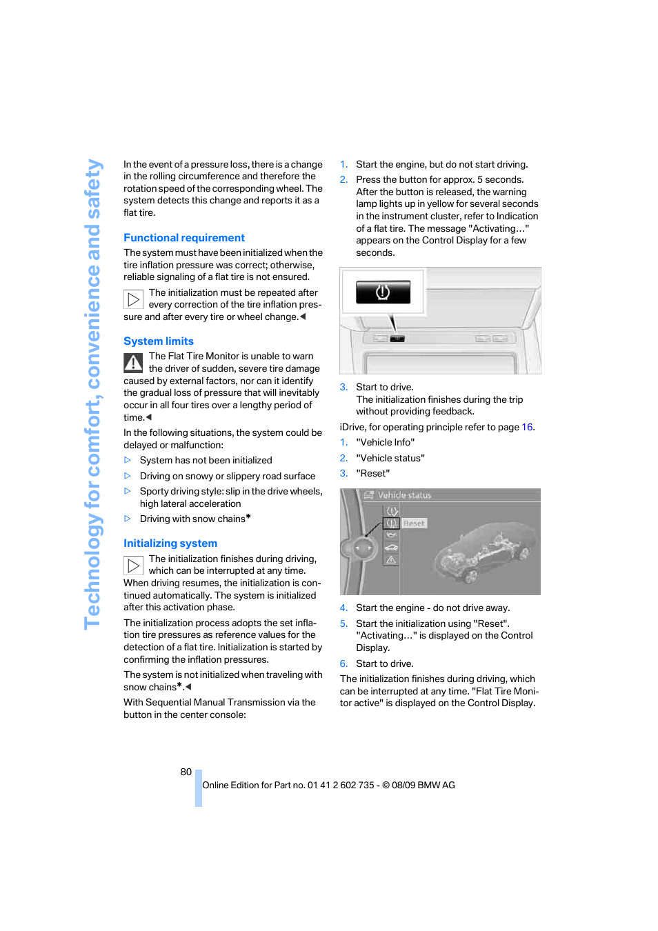 BMW M6 Convertible 2010 User Manual | Page 82 / 250