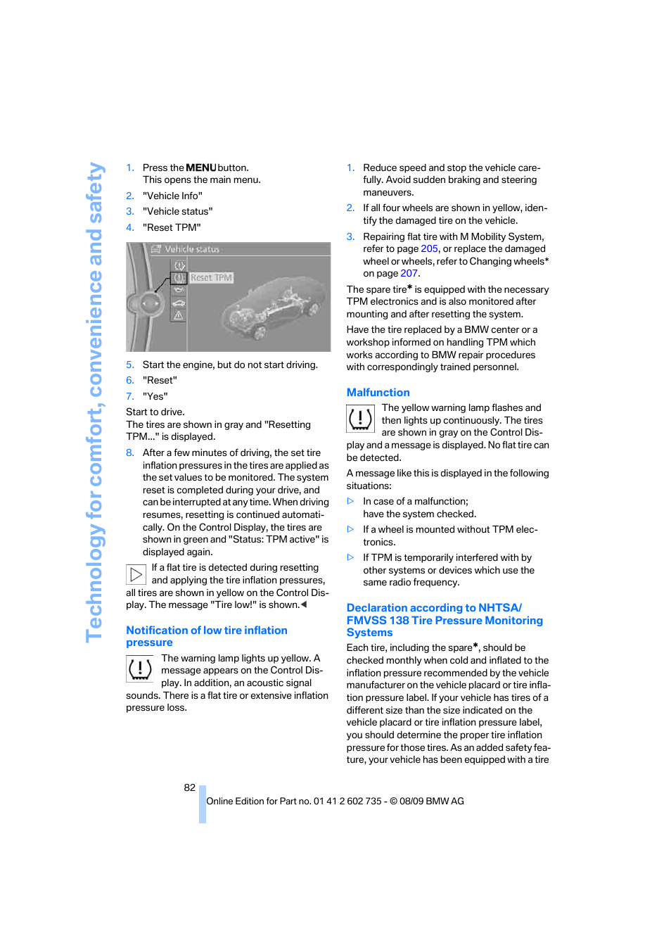 BMW M6 Convertible 2010 User Manual | Page 84 / 250