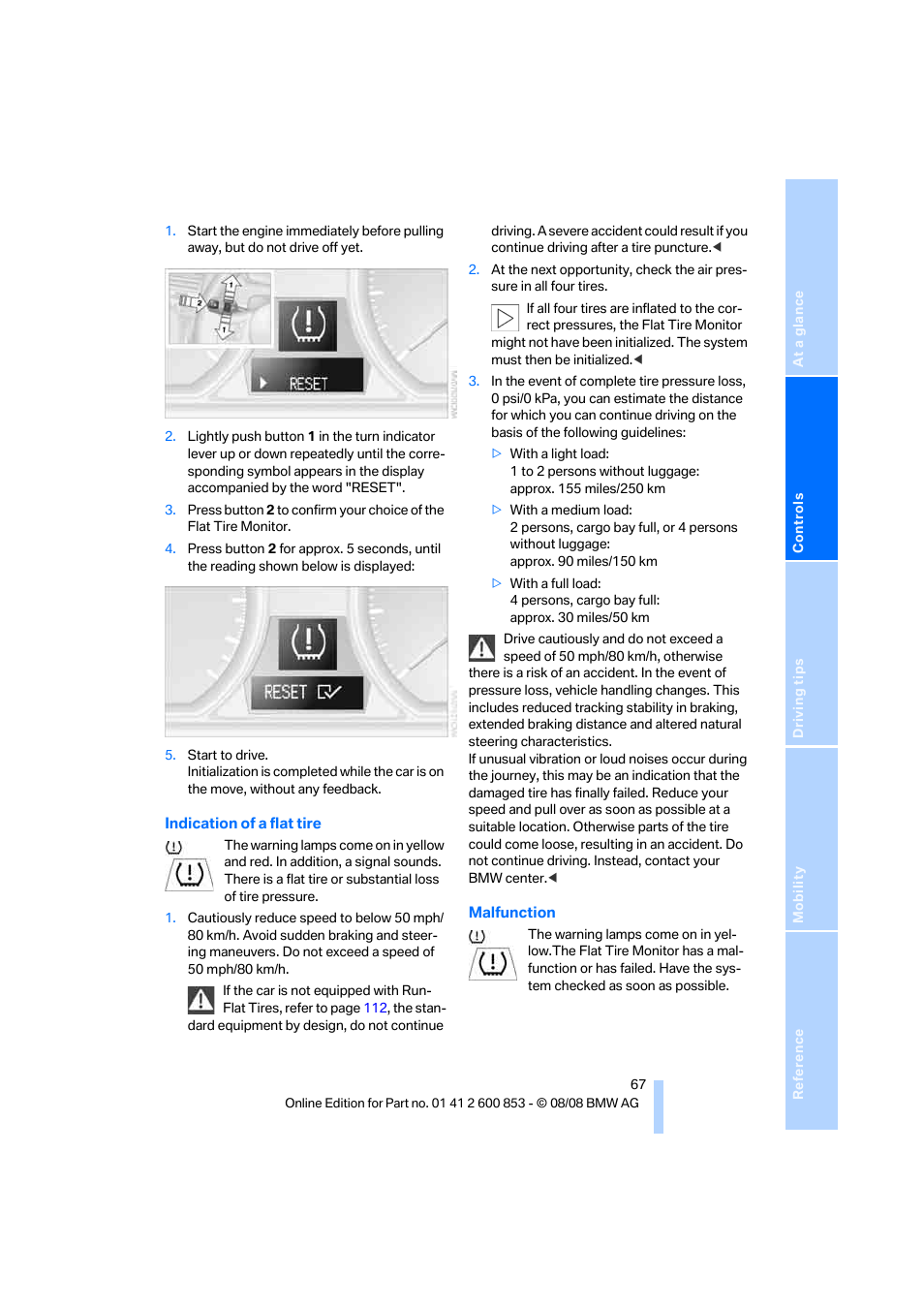 BMW 135i Convertible 2009 User Manual | Page 69 / 166