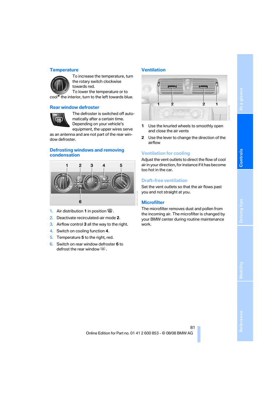 BMW 135i Convertible 2009 User Manual | Page 83 / 166