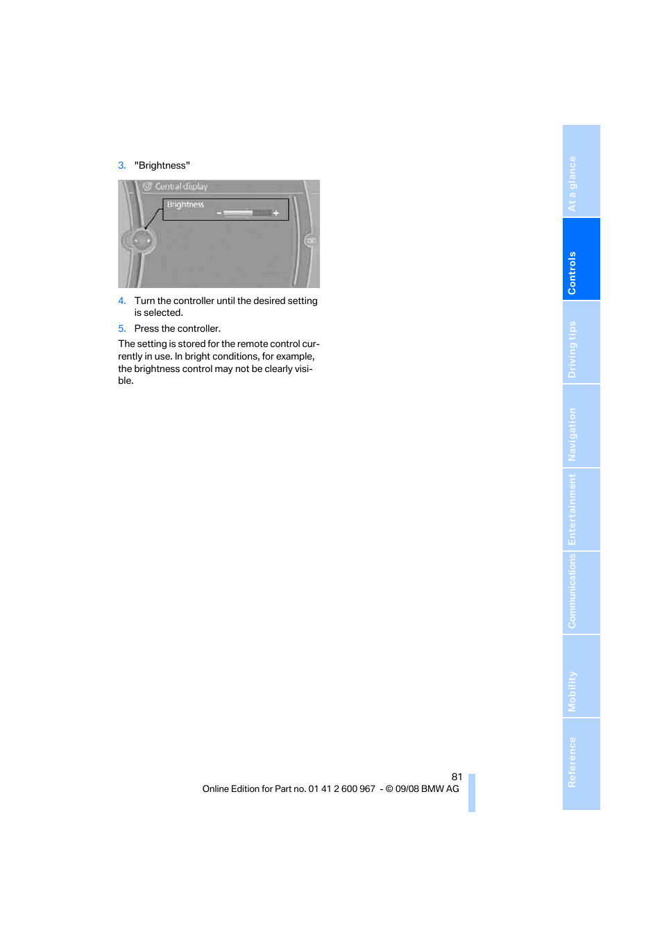 BMW 335i Convertible 2009 User Manual | Page 83 / 260