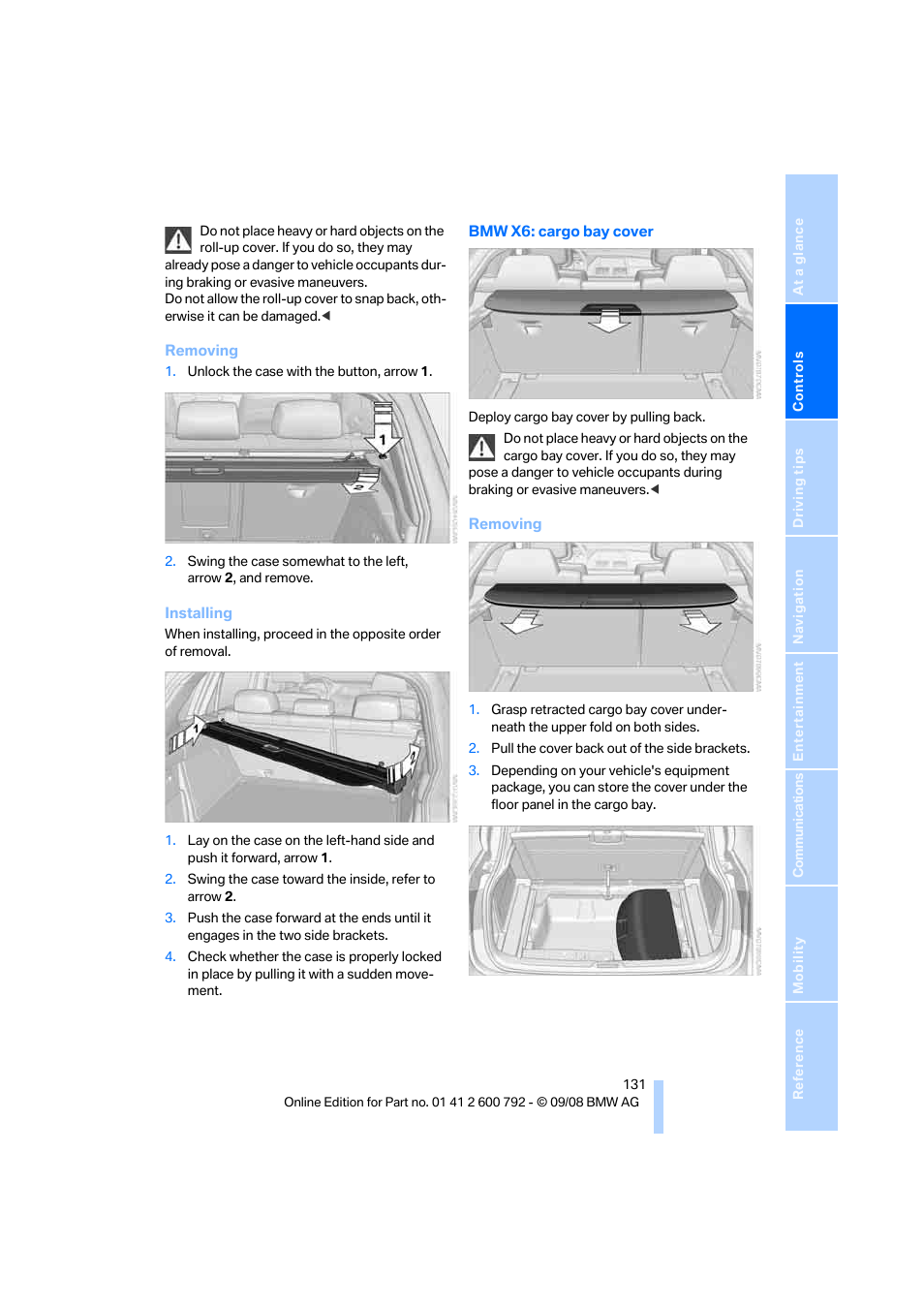 BMW X5 xDrive35d 2009 User Manual | Page 133 / 317