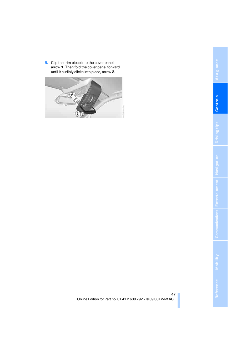 BMW X5 xDrive35d 2009 User Manual | Page 49 / 317