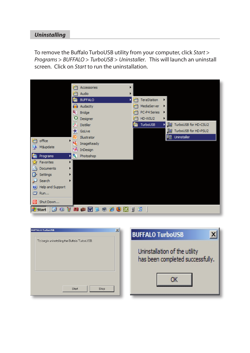 Buffalo Technology Turbo USB Utility HD-HSU2 User Manual | Page 5 / 7