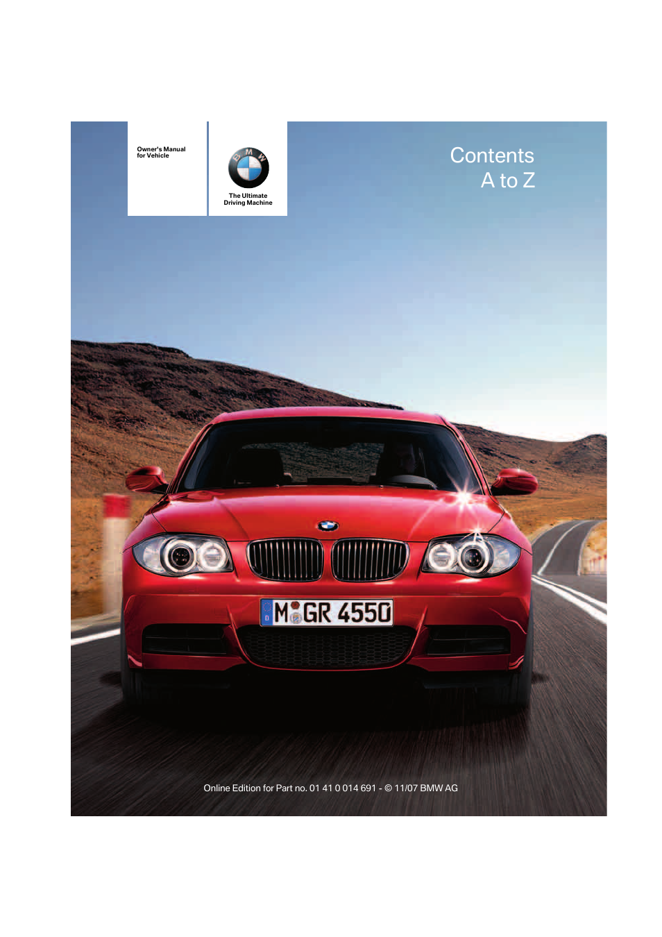 BMW 135i Coupe 2008 User Manual | 260 pages