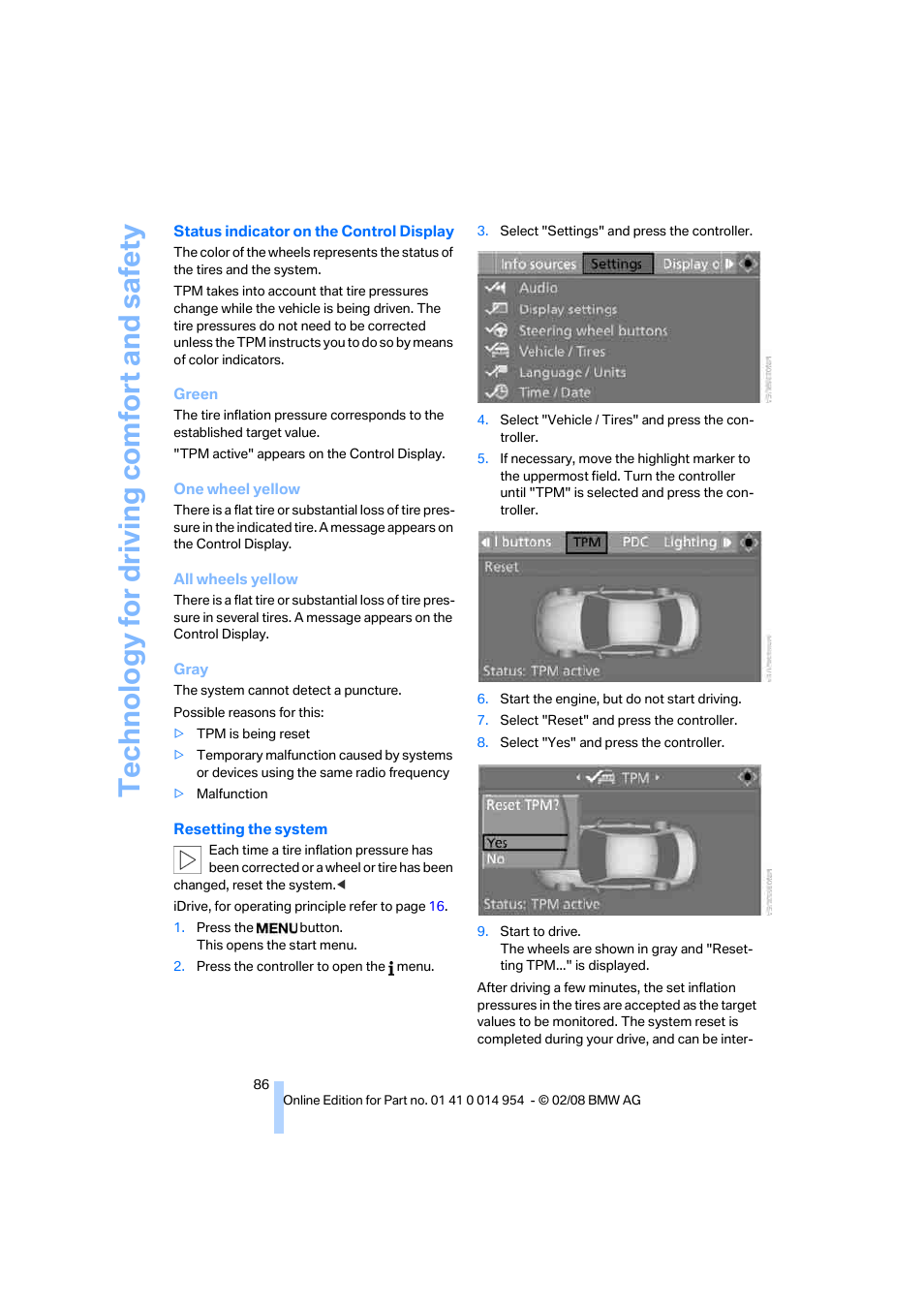 Te chnology for driving comfort and safe ty, Will be adapted | BMW 135i Convertible 2008 User Manual | Page 88 / 264