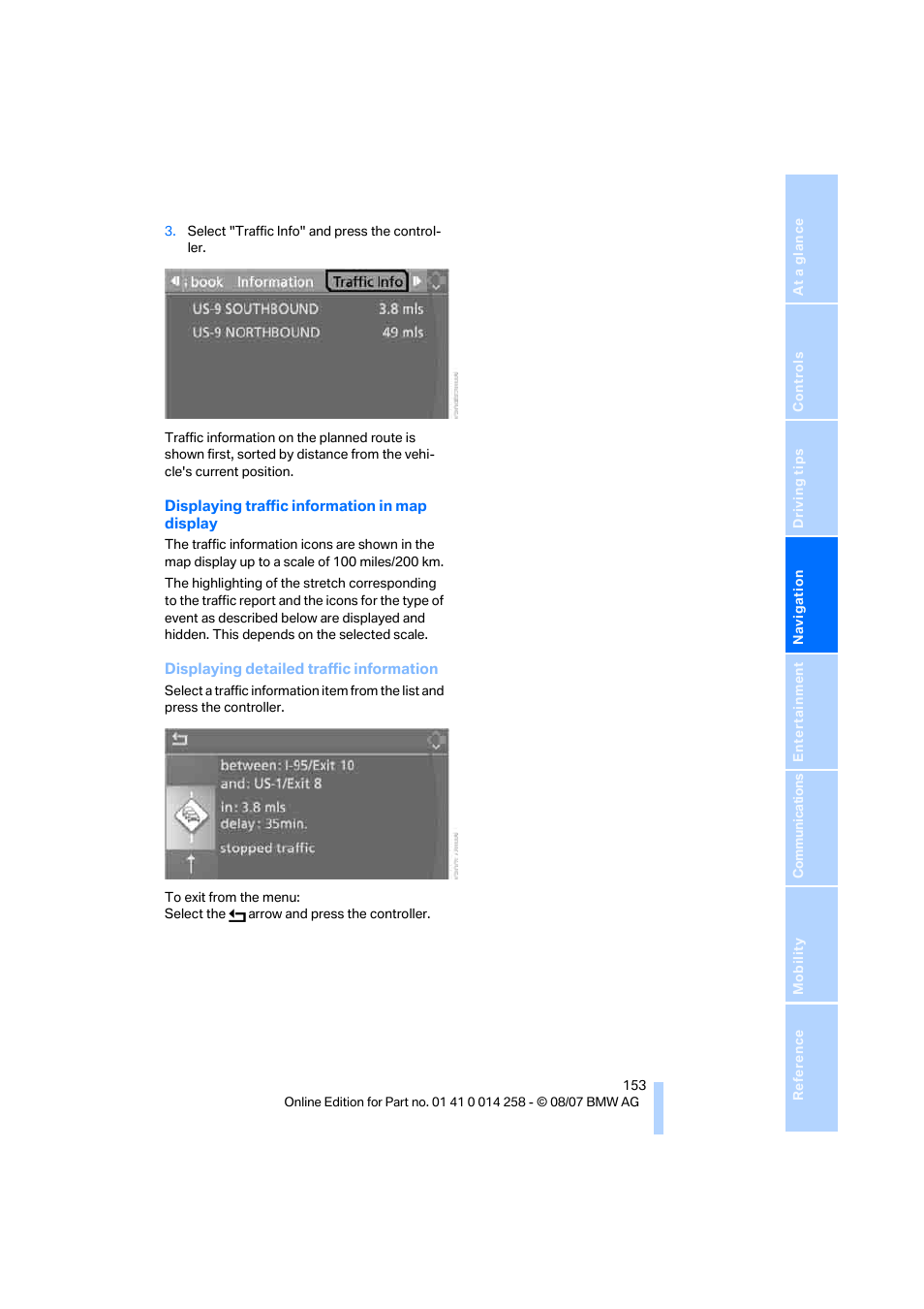 BMW 335i Convertible 2008 User Manual | Page 155 / 272