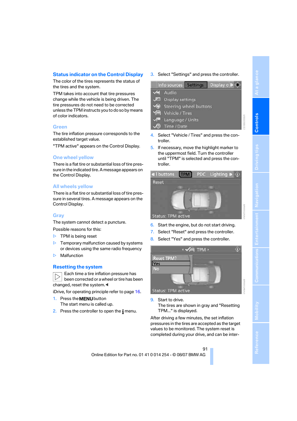 Will be adapted | BMW 328xi Sports Wagon 2008 User Manual | Page 93 / 274