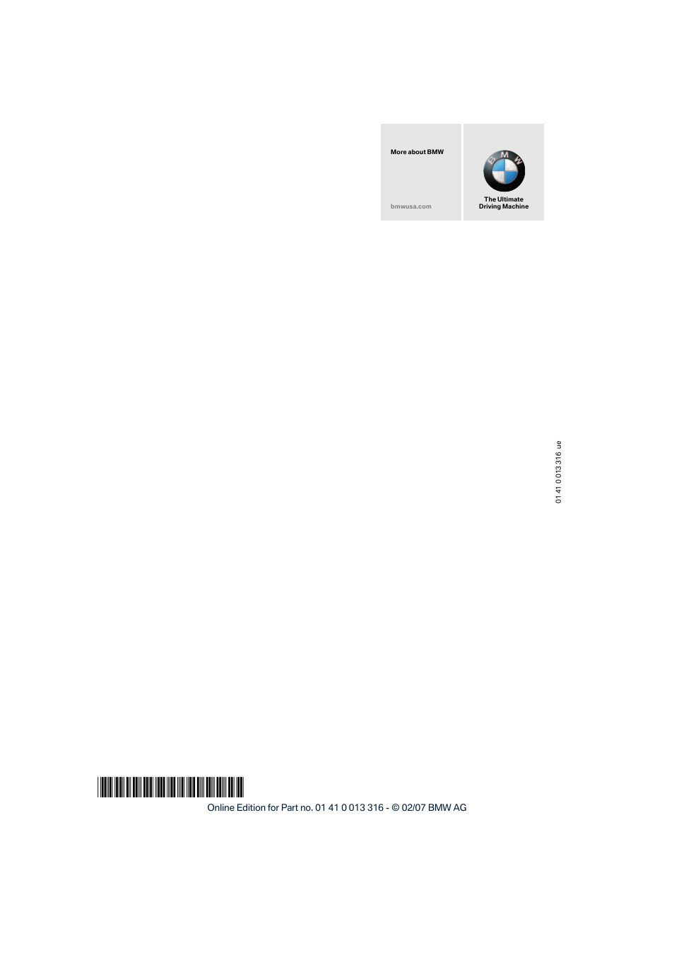 BMW 760Li Sedan 2008 User Manual | Page 254 / 254