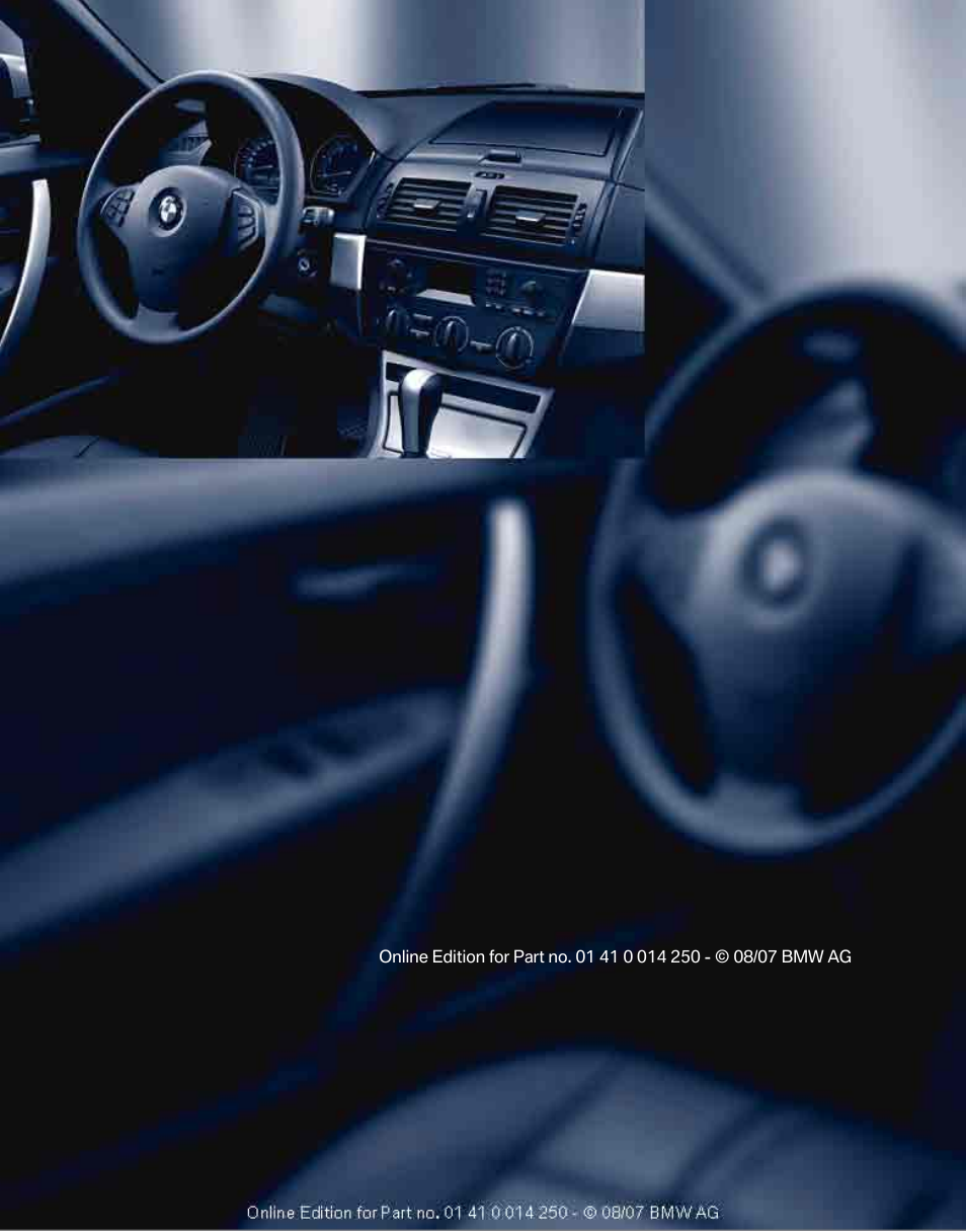 BMW X3 3.0si 2008 User Manual | Page 18 / 140