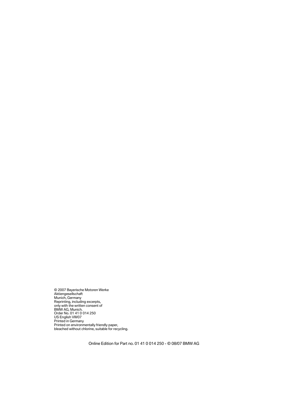 BMW X3 3.0si 2008 User Manual | Page 4 / 140