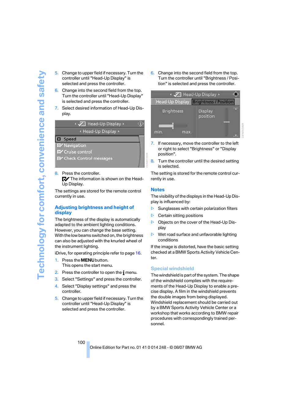 BMW X5 4.8i 2008 User Manual | Page 102 / 292