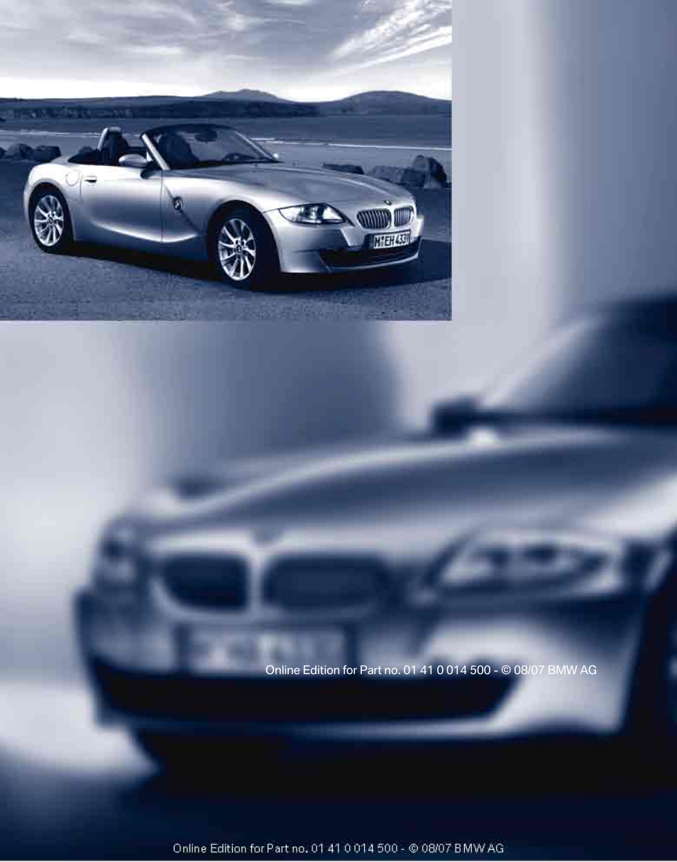 BMW Z4 Roadster 3.0si 2008 User Manual | Page 10 / 132