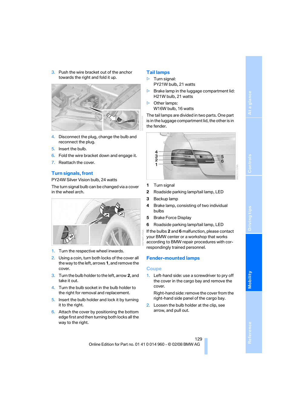 BMW M3 Convertible 2008 User Manual | Page 131 / 172