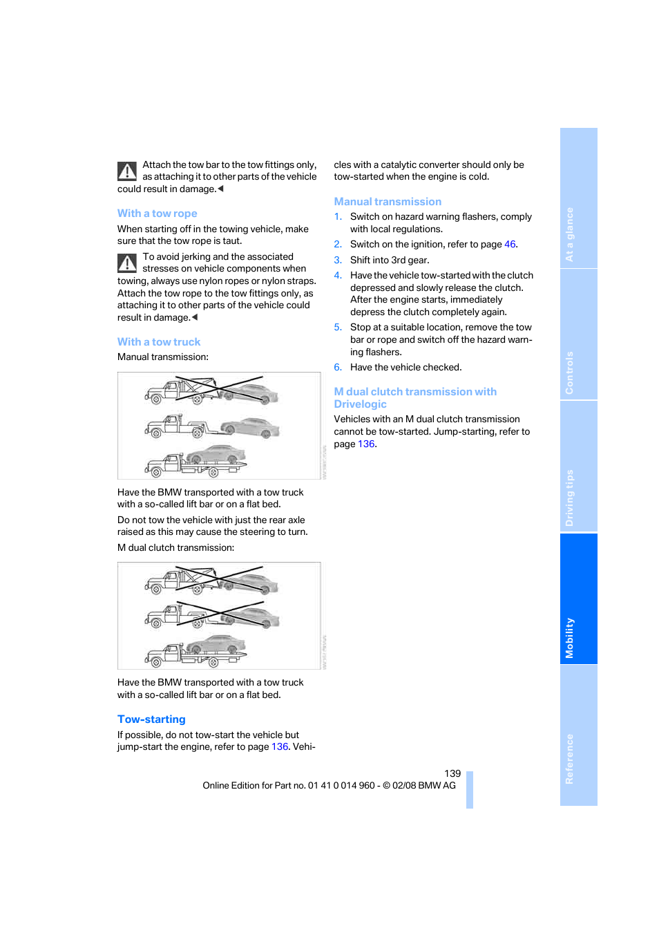 BMW M3 Convertible 2008 User Manual | Page 141 / 172