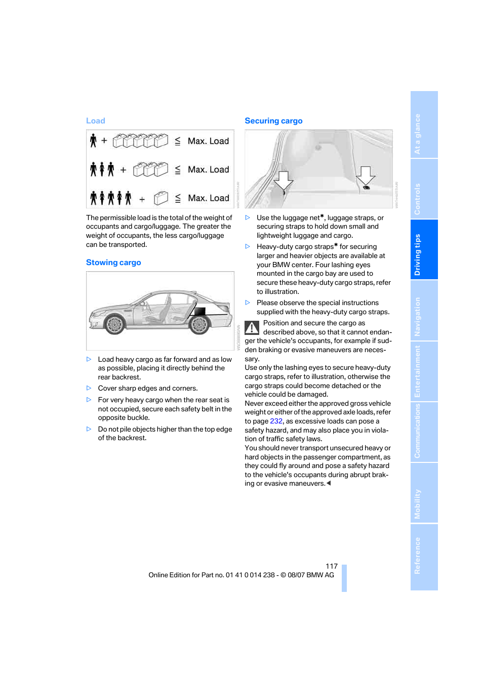 BMW M5 Sedan 2008 User Manual | Page 119 / 260