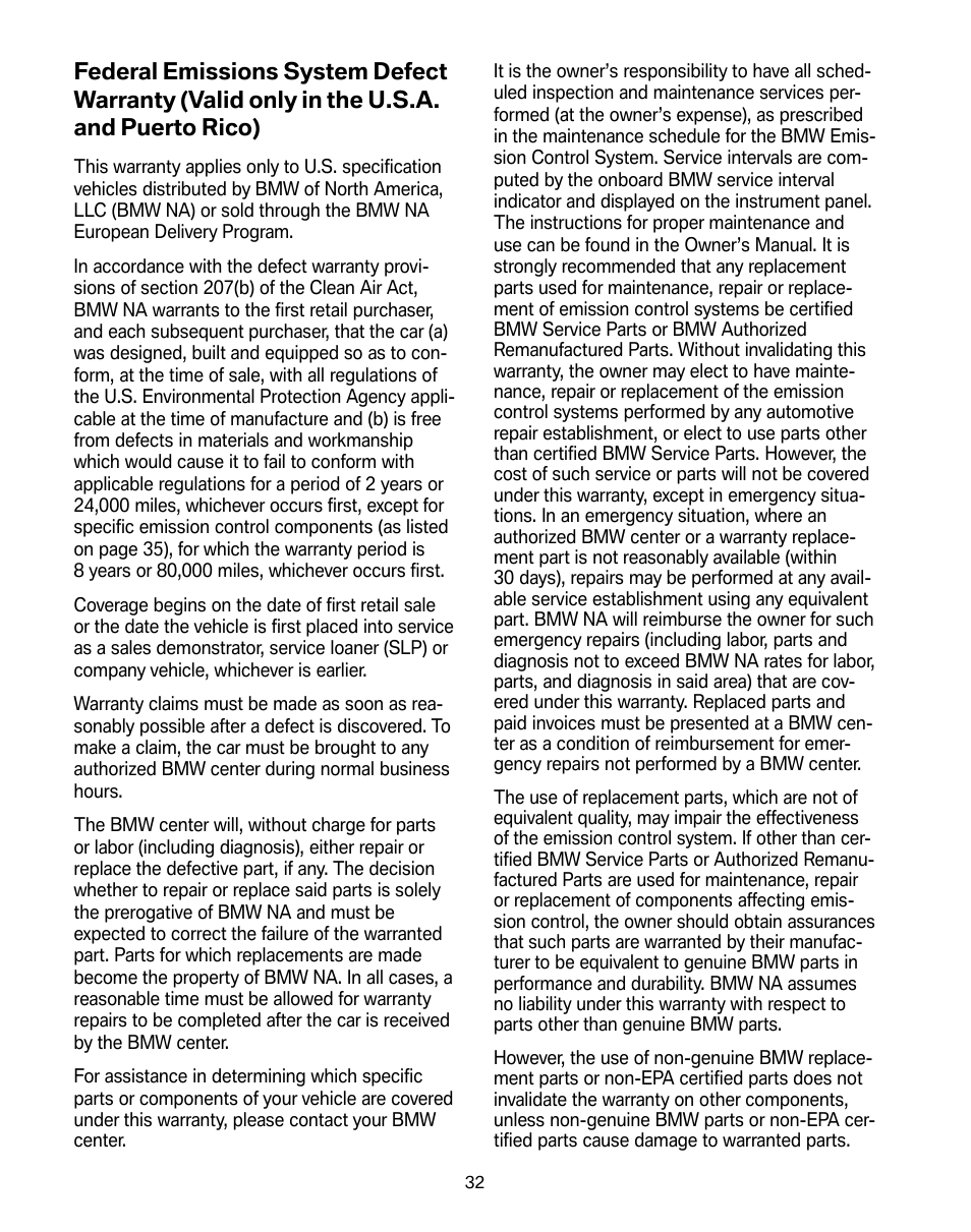 BMW Z4 M Roadster 2008 User Manual | Page 36 / 54