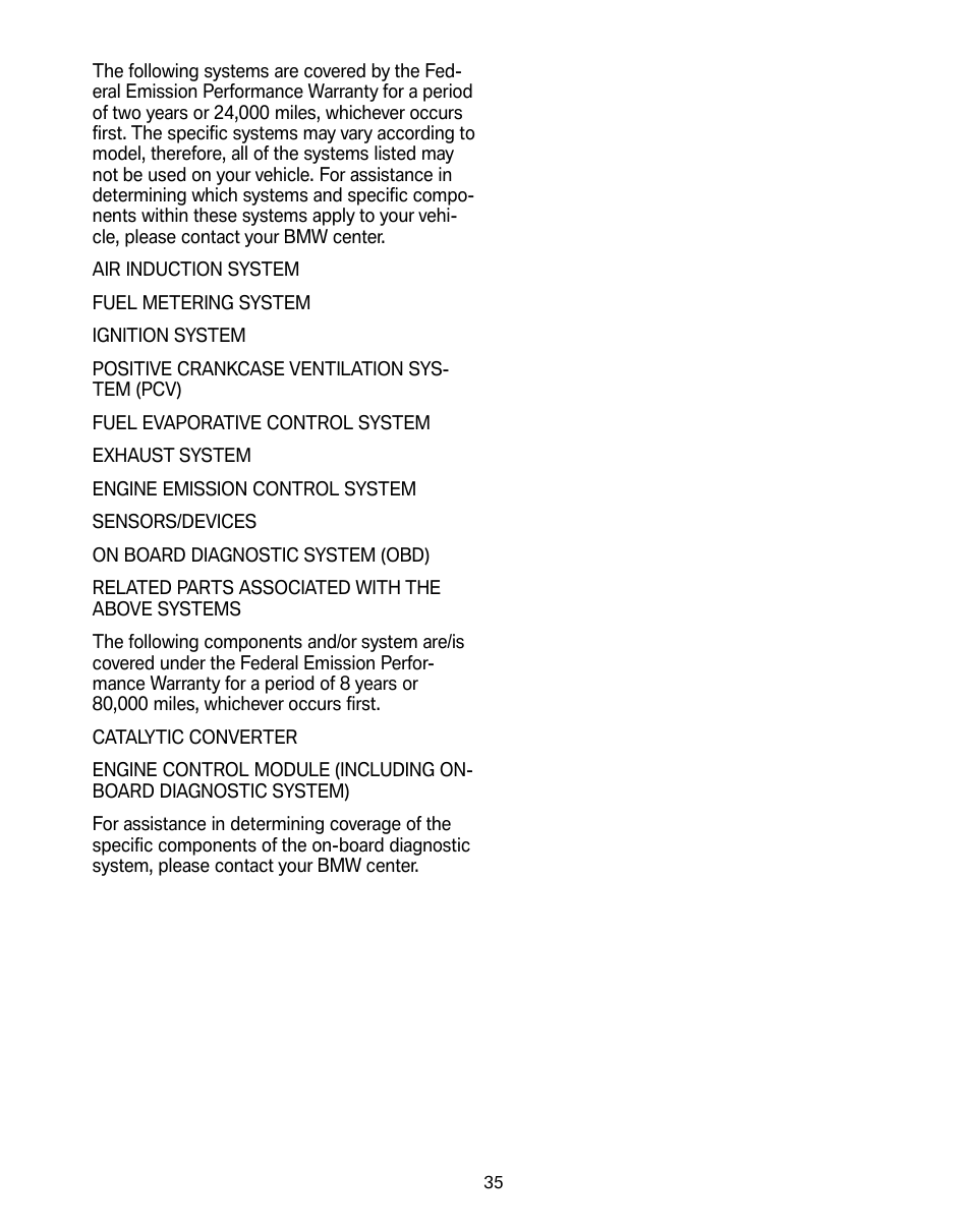BMW Z4 M Roadster 2008 User Manual | Page 39 / 54