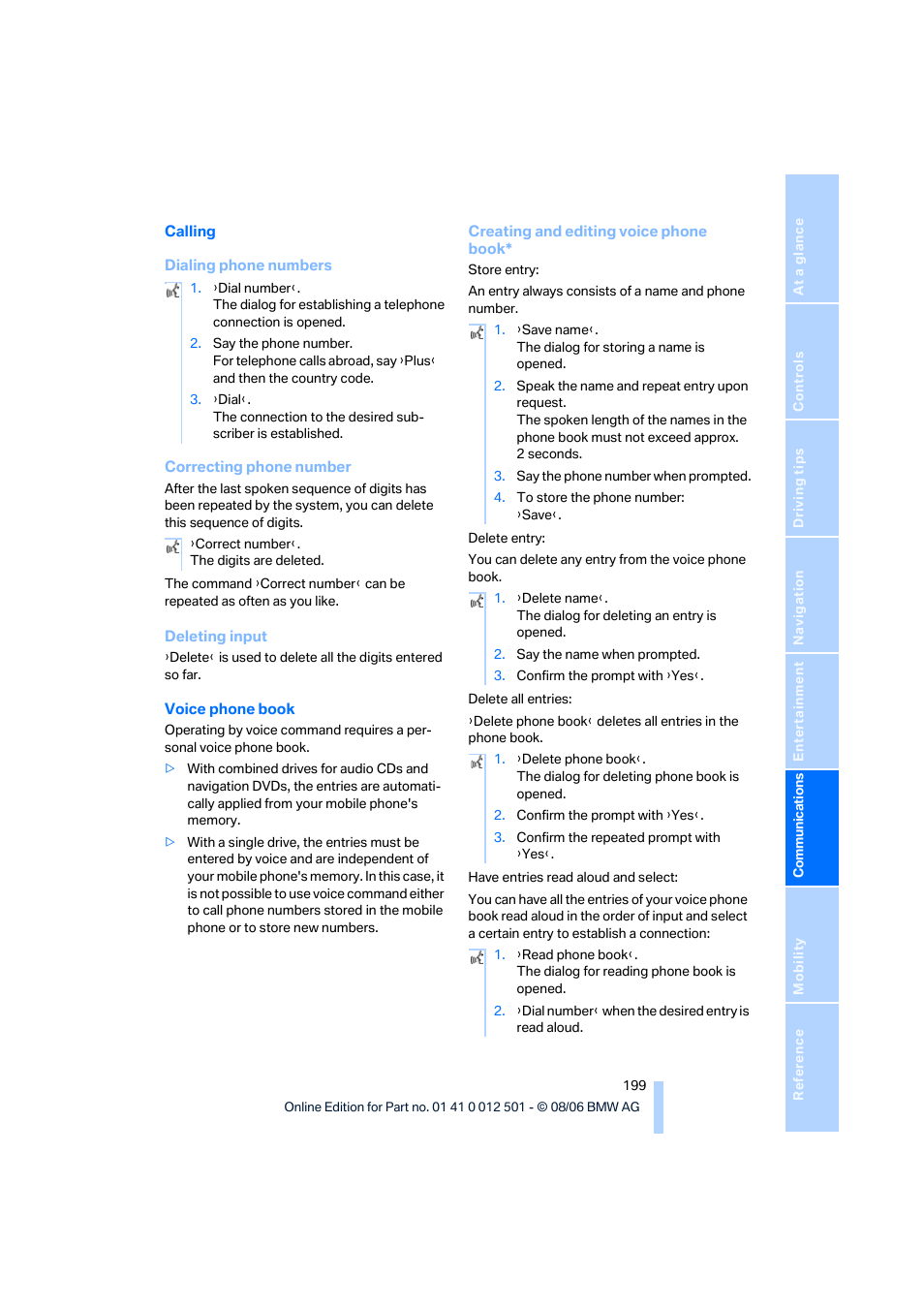 BMW X5 3.0si SAV 2007 User Manual | Page 201 / 272