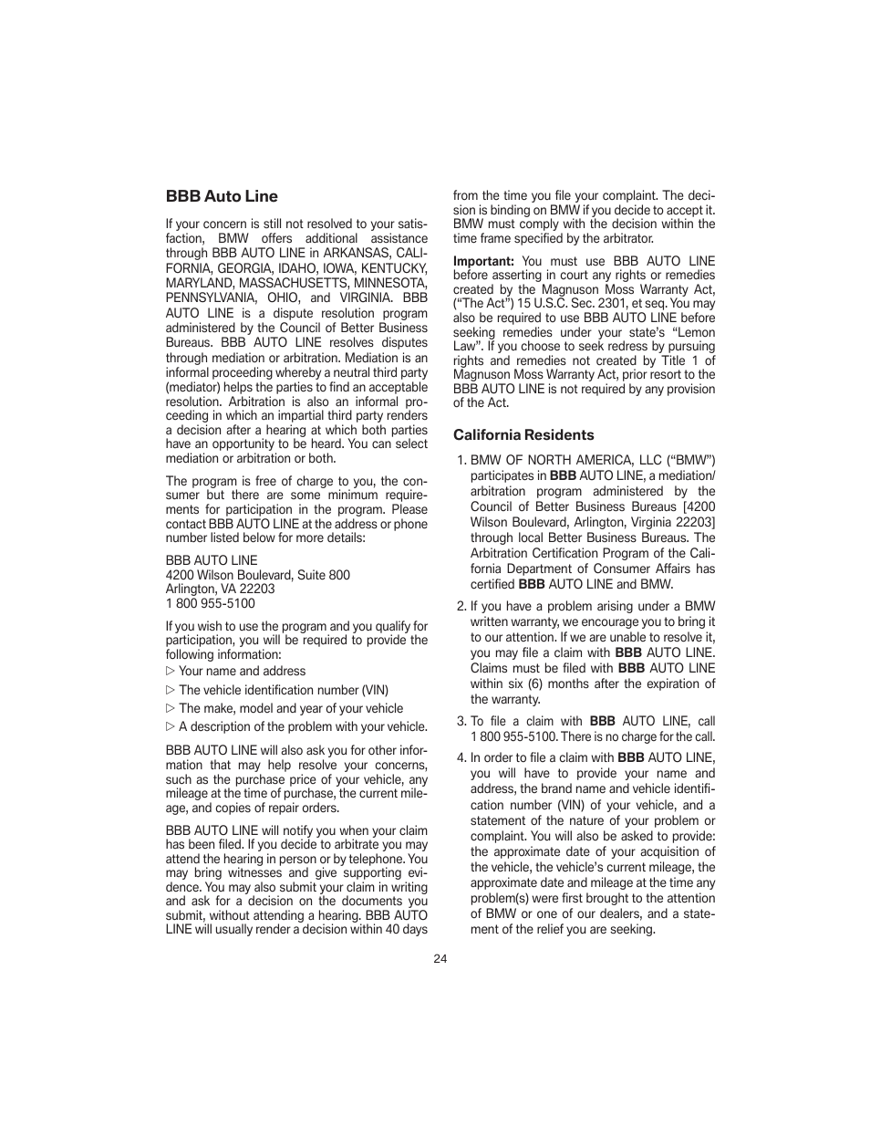 Bbb auto line | BMW X5 4.8i SAV 2007 User Manual | Page 28 / 54