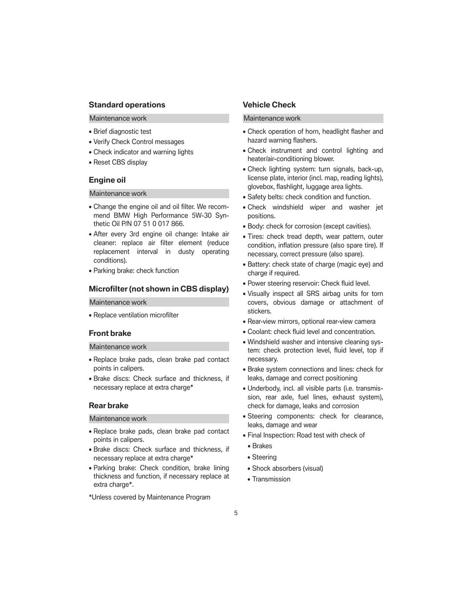 BMW X5 4.8i SAV 2007 User Manual | Page 9 / 54