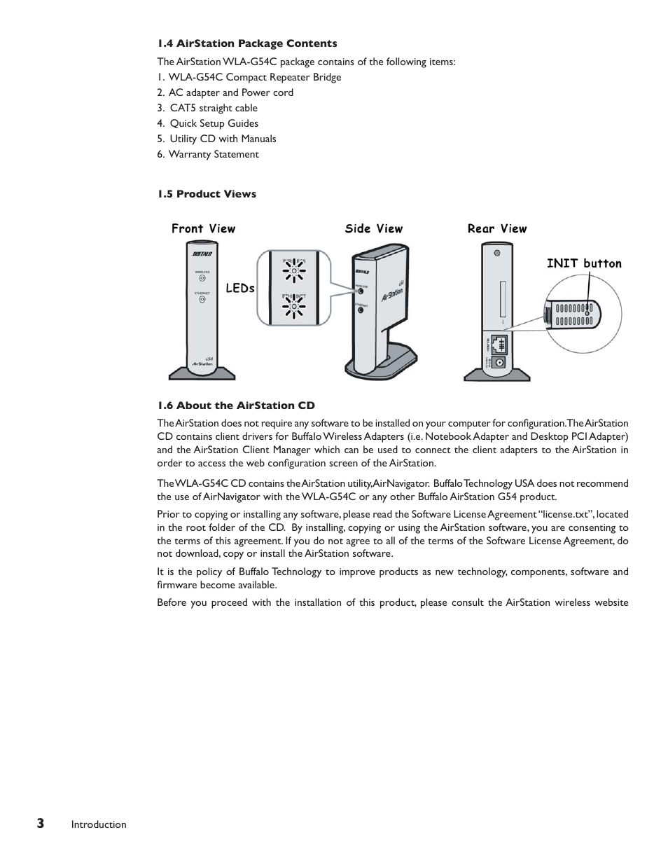 Buffalo Technology Buffalo AirStation G54 WLA-G54C User Manual | Page 4 / 22