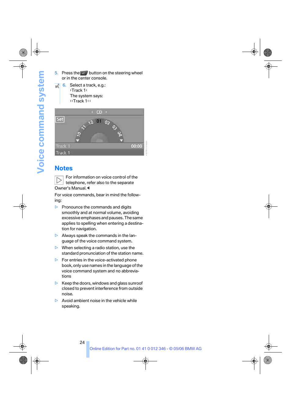 Notes | BMW 330Ci Coupe 2006 User Manual | Page 26 / 239