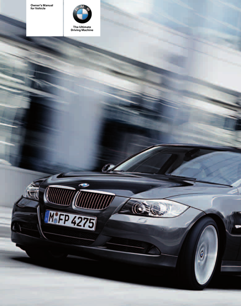 BMW 325i Sedan 2006 User Manual | 166 pages