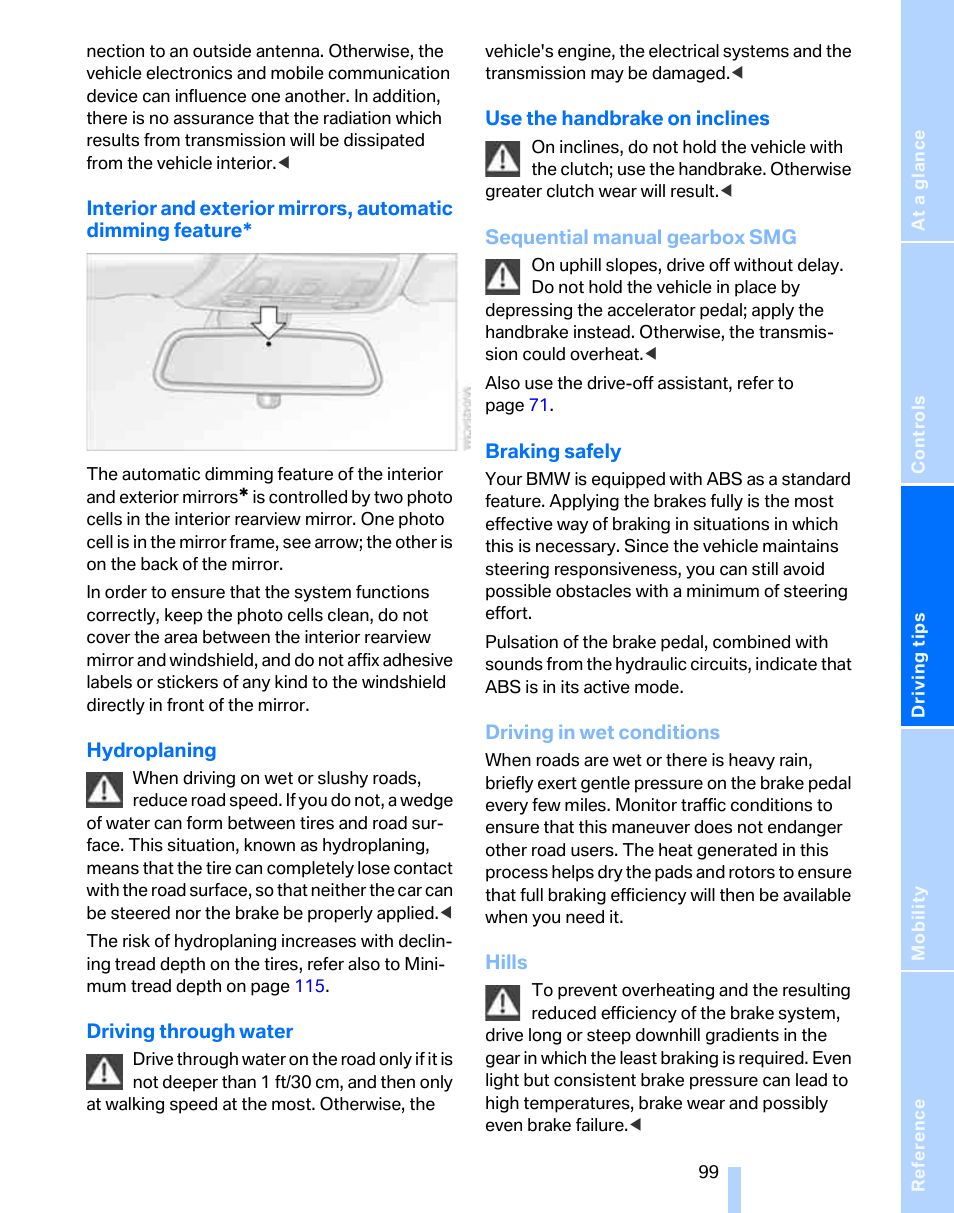 BMW 325i Sedan 2006 User Manual | Page 101 / 166