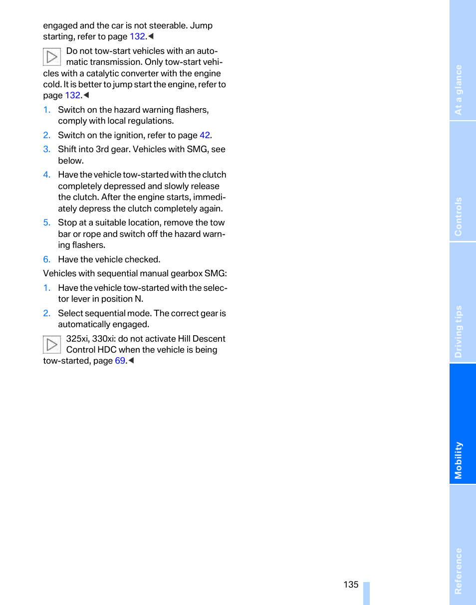 BMW 325i Sedan 2006 User Manual | Page 137 / 166