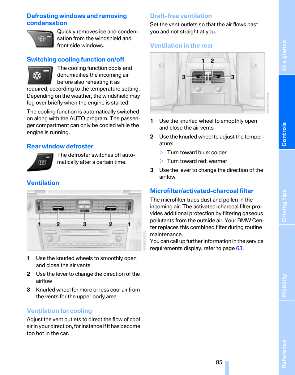 BMW 325i Sedan 2006 User Manual | Page 87 / 166