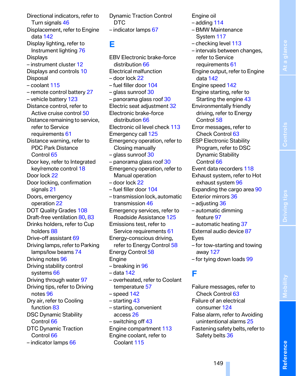 BMW 325xi Sports Wagon 2006 User Manual | Page 151 / 160