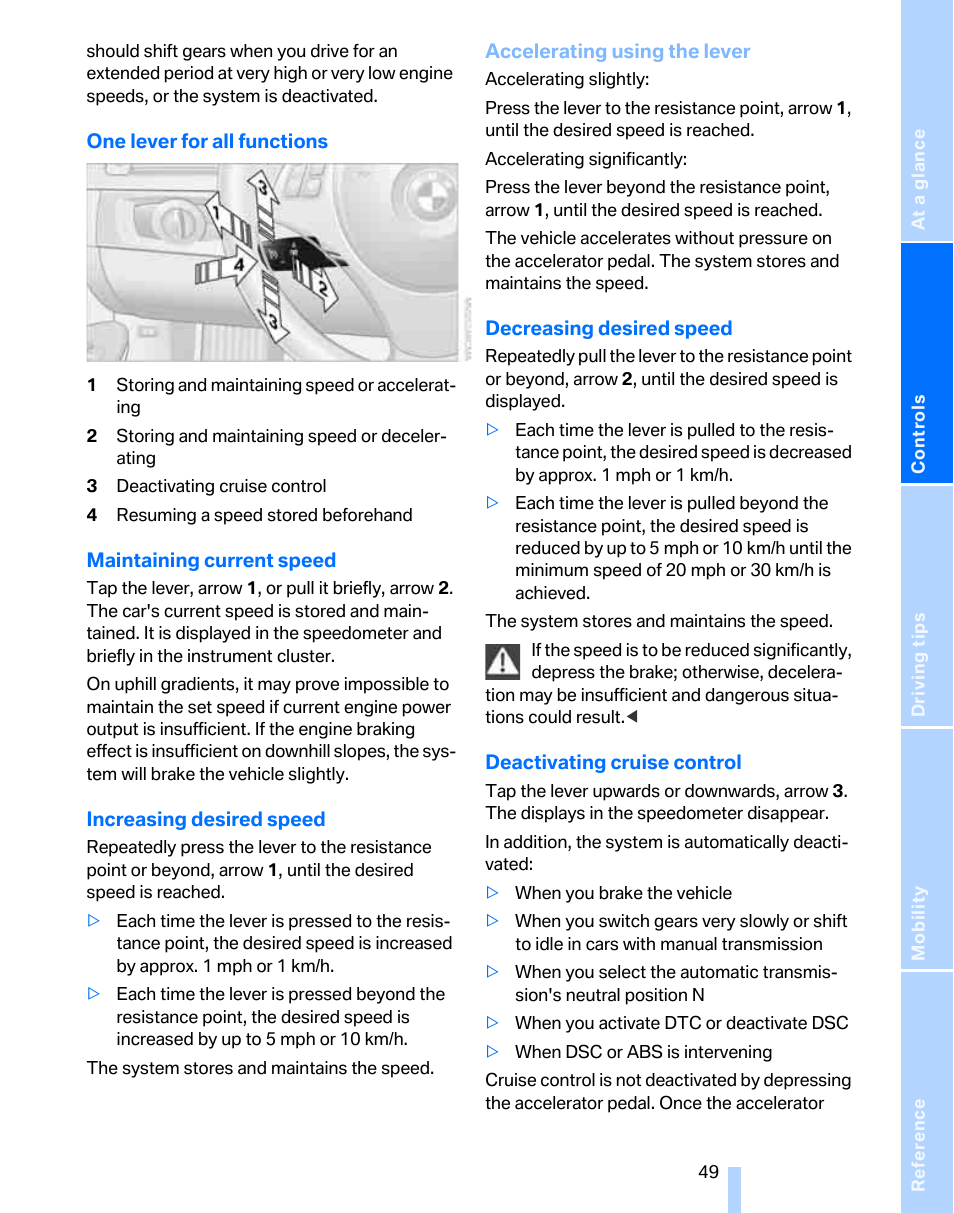 BMW 325xi Sports Wagon 2006 User Manual | Page 51 / 160