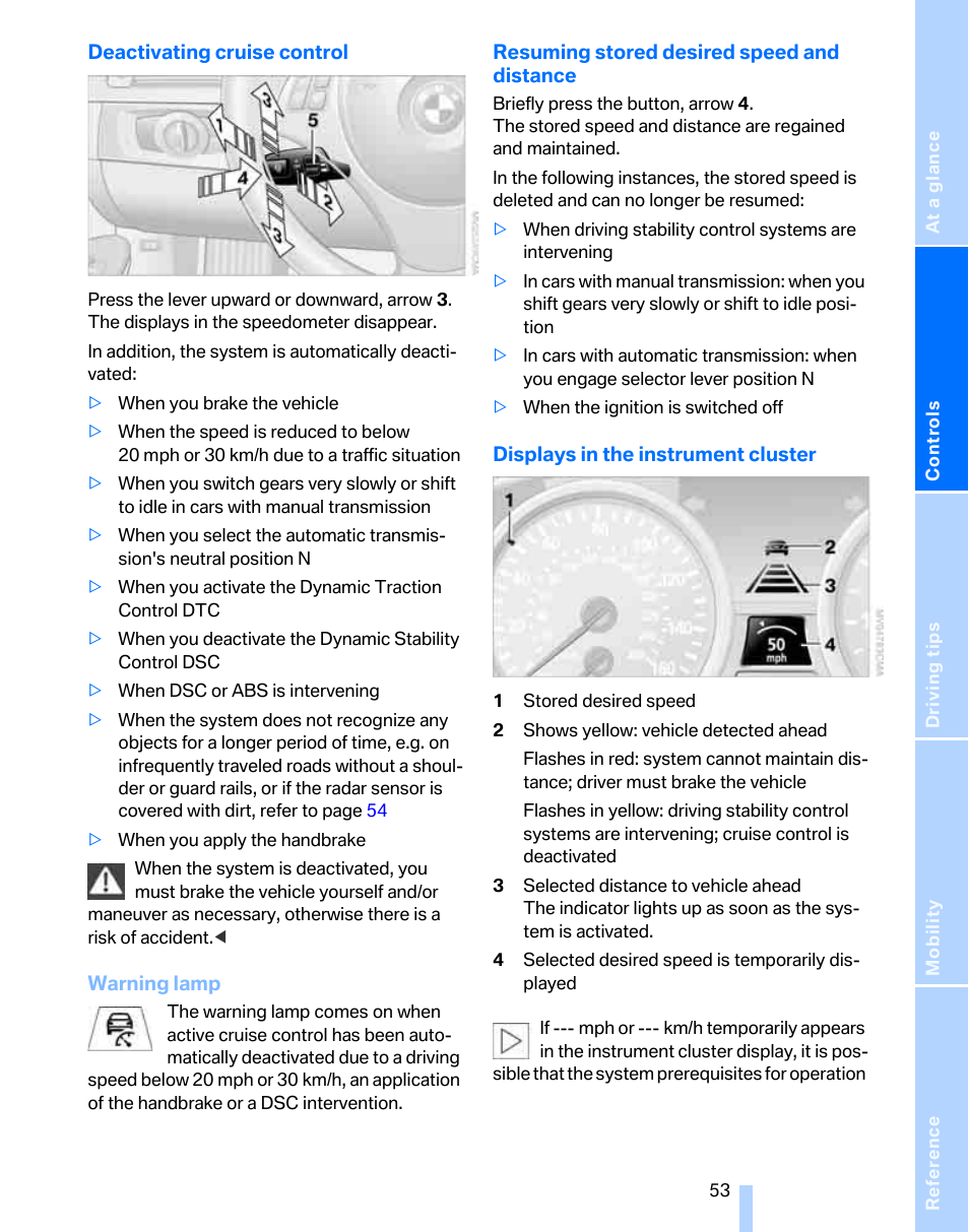 BMW 325xi Sports Wagon 2006 User Manual | Page 55 / 160