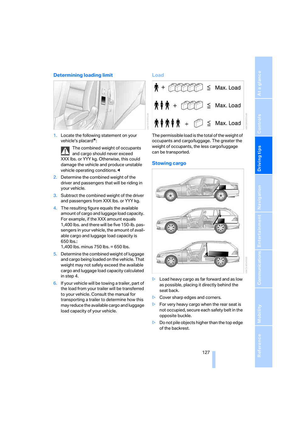 BMW 525xi Sedan 2006 User Manual | Page 129 / 259