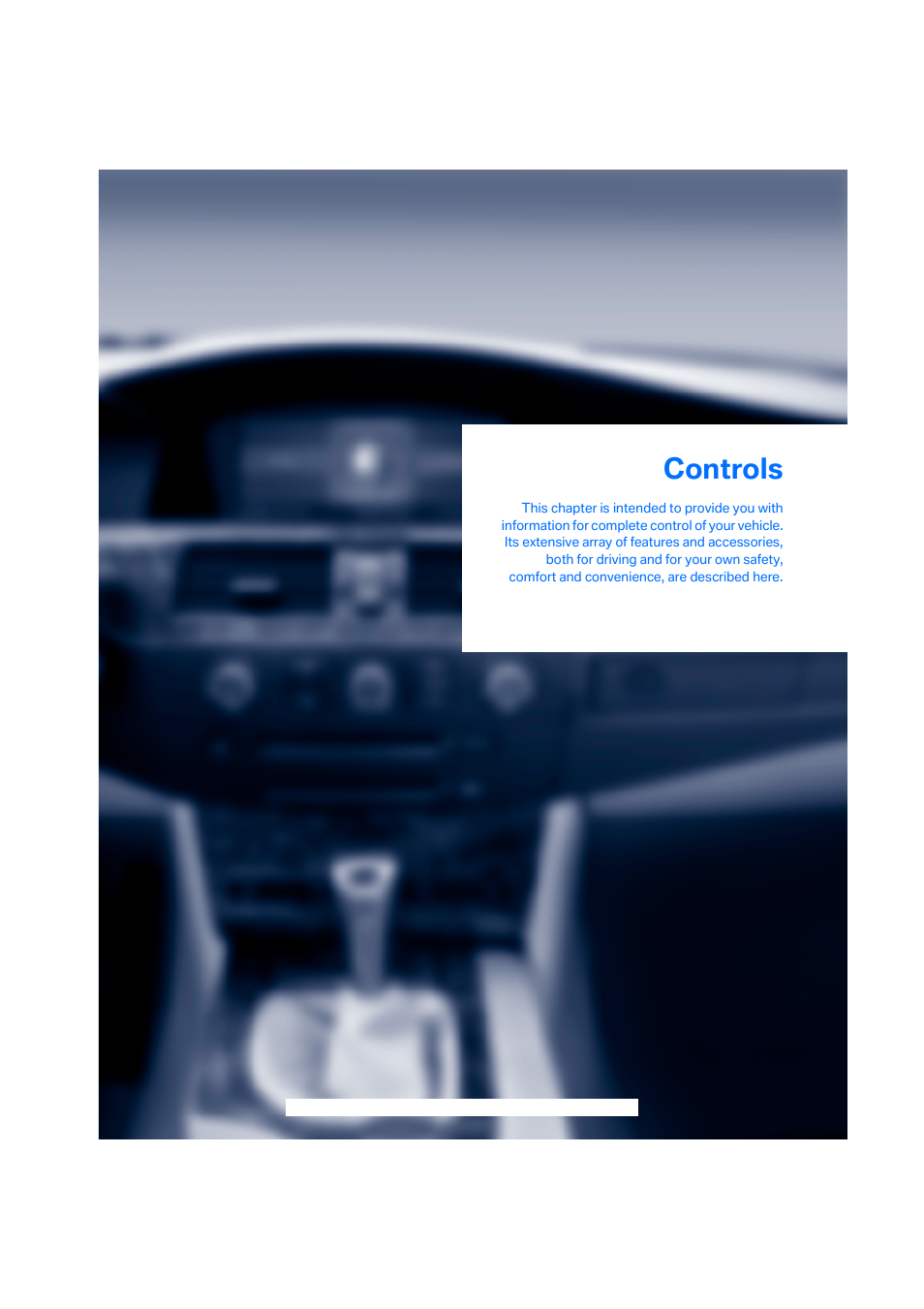 Controls | BMW 525xi Sedan 2006 User Manual | Page 29 / 259