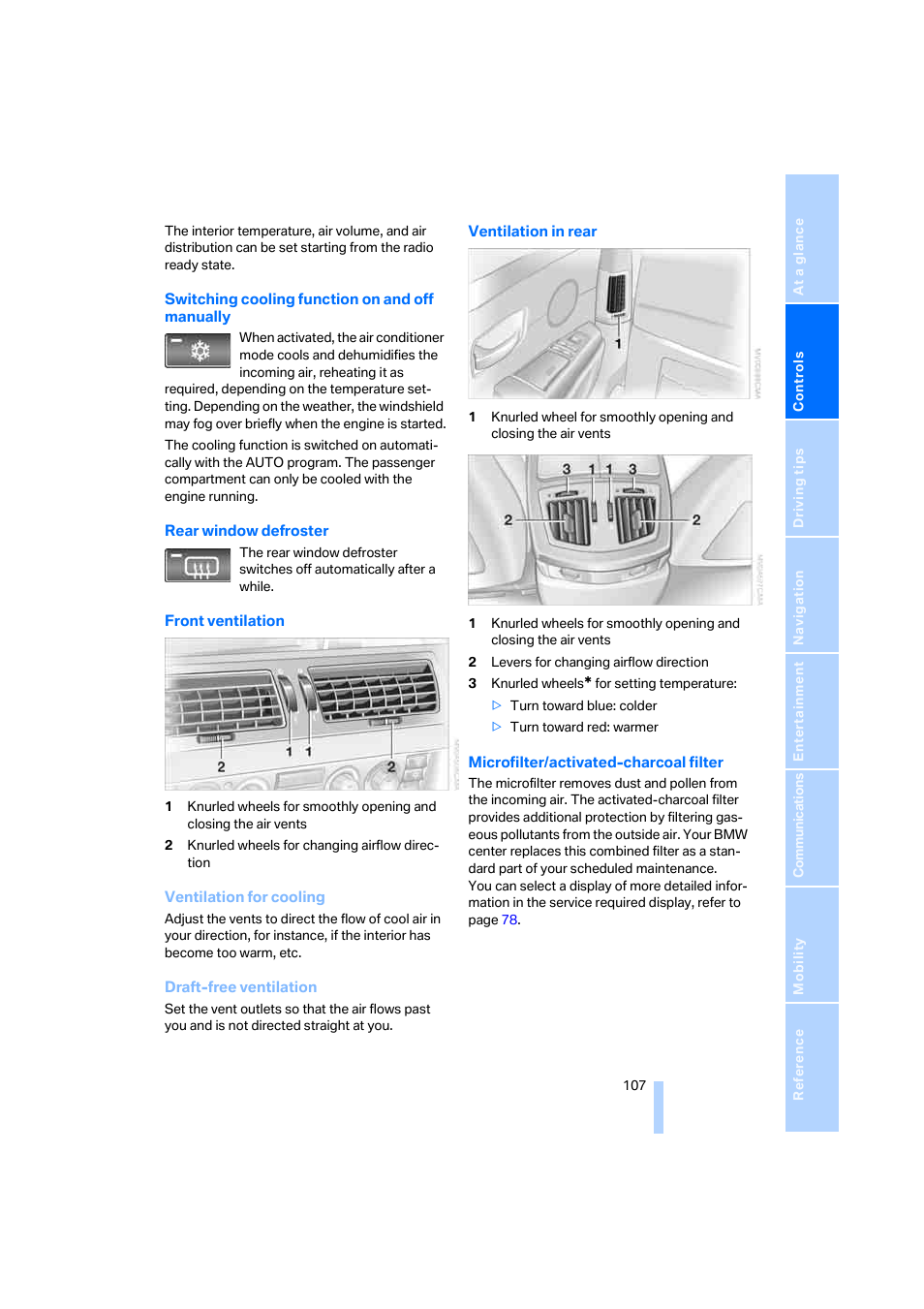 BMW 750i Sedan 2006 User Manual | Page 109 / 247