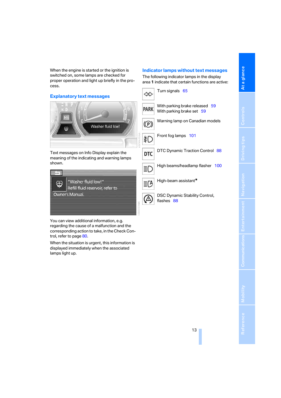 BMW 750i Sedan 2006 User Manual | Page 15 / 247