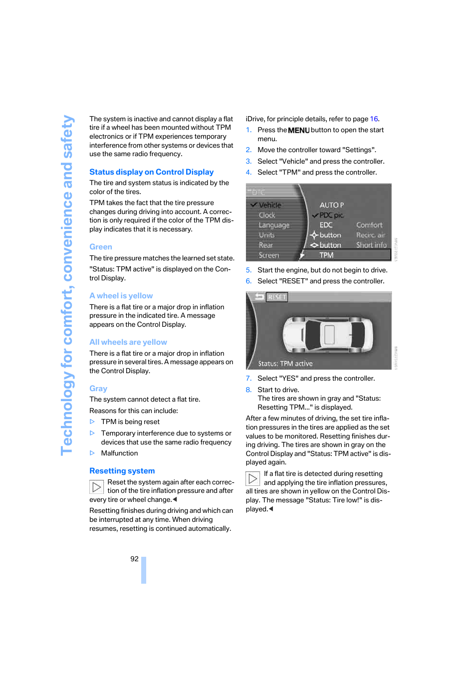 BMW 750i Sedan 2006 User Manual | Page 94 / 247