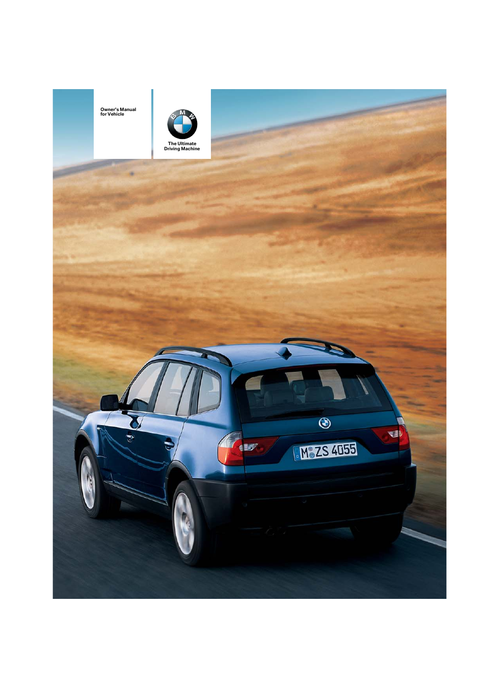 BMW X3 3.0i SAV 2006 User Manual | 133 pages