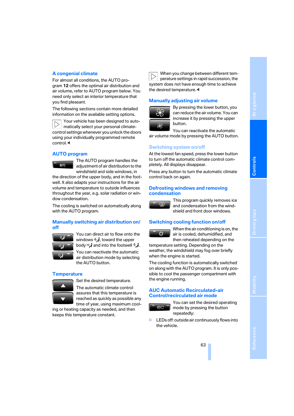 BMW X3 3.0i SAV 2006 User Manual | Page 65 / 133