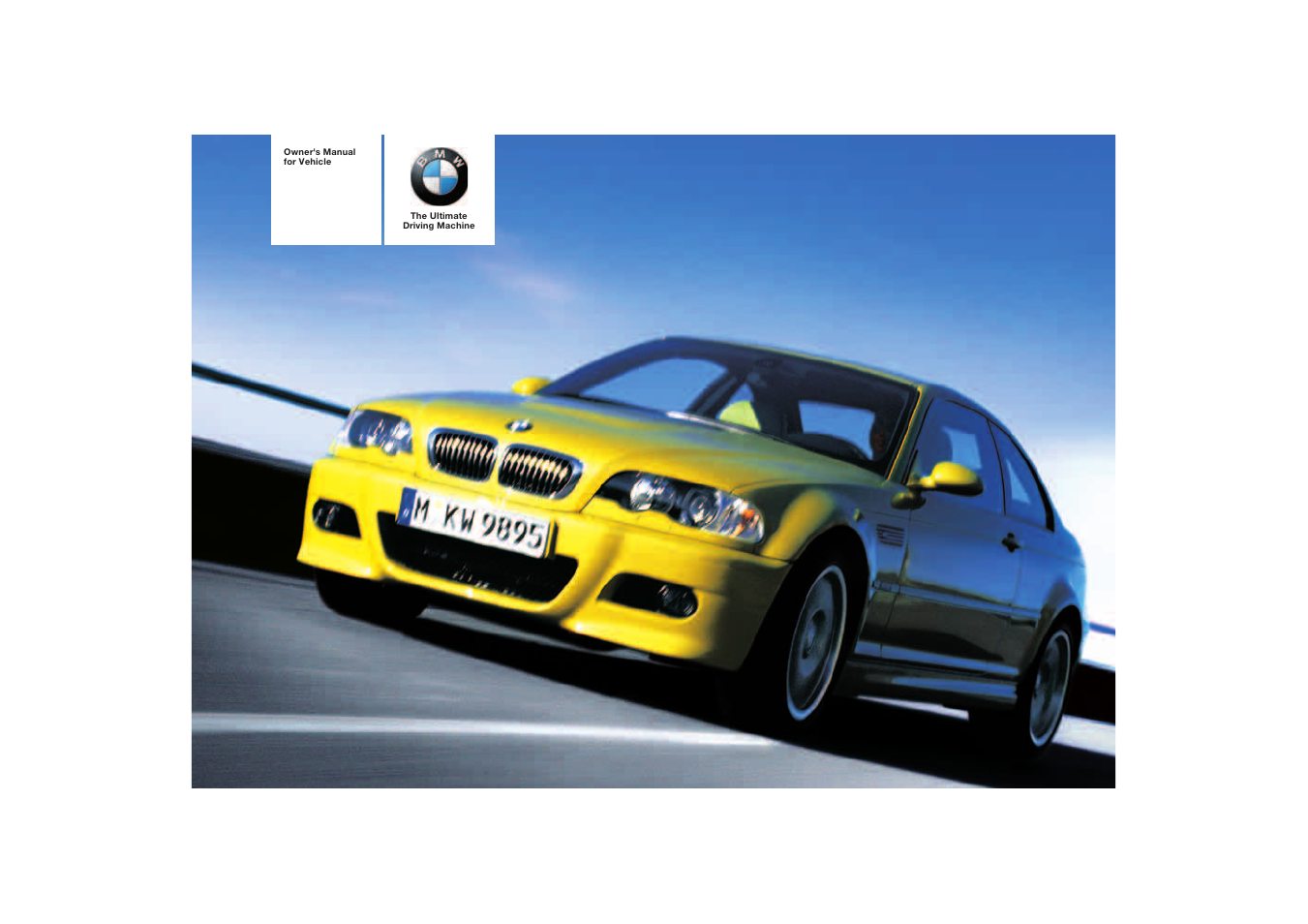 BMW M3 Coupe 2006 User Manual | 170 pages