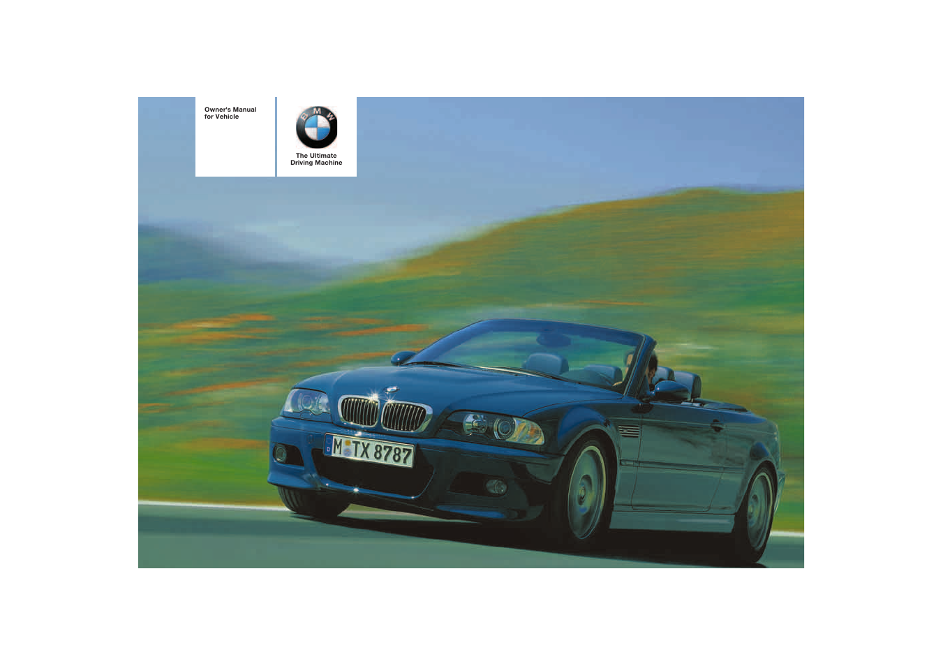 BMW M3 Convertible 2006 User Manual | 174 pages