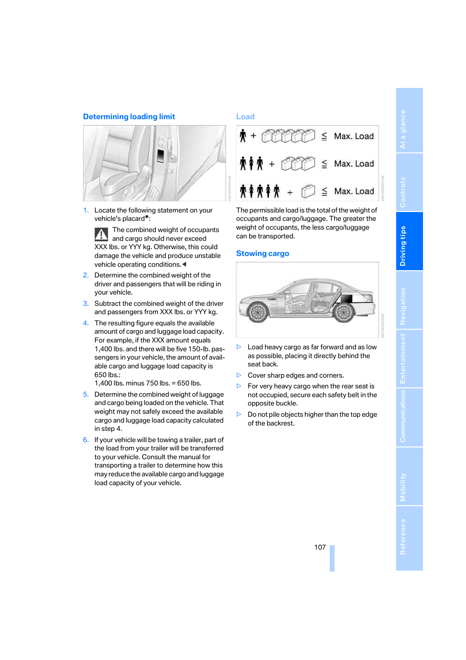 BMW M5 Sedan 2006 User Manual | Page 109 / 231