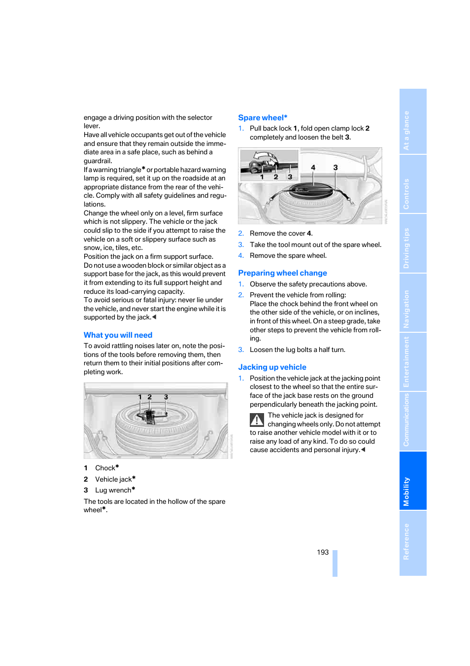 BMW M5 Sedan 2006 User Manual | Page 195 / 231